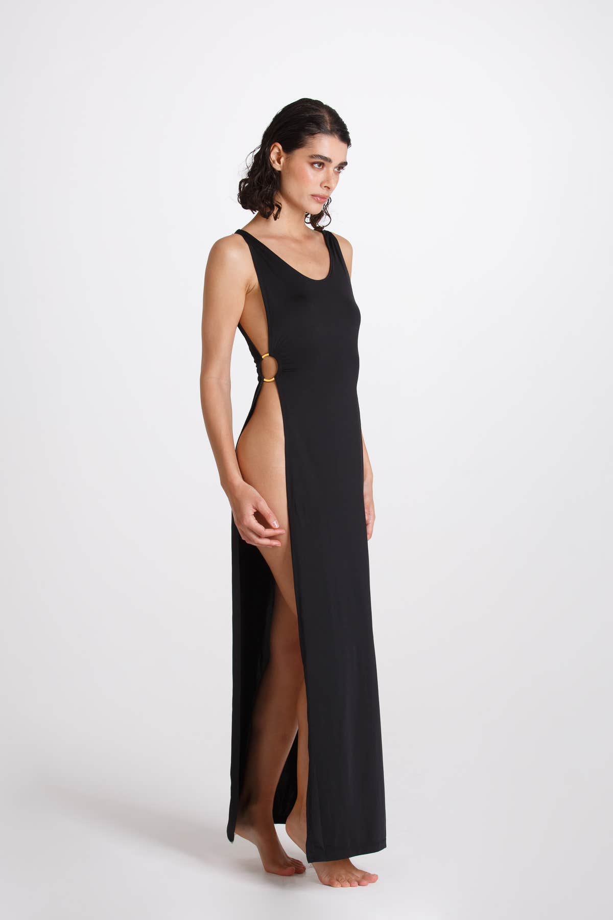 Vestito Lungo Marea Nero