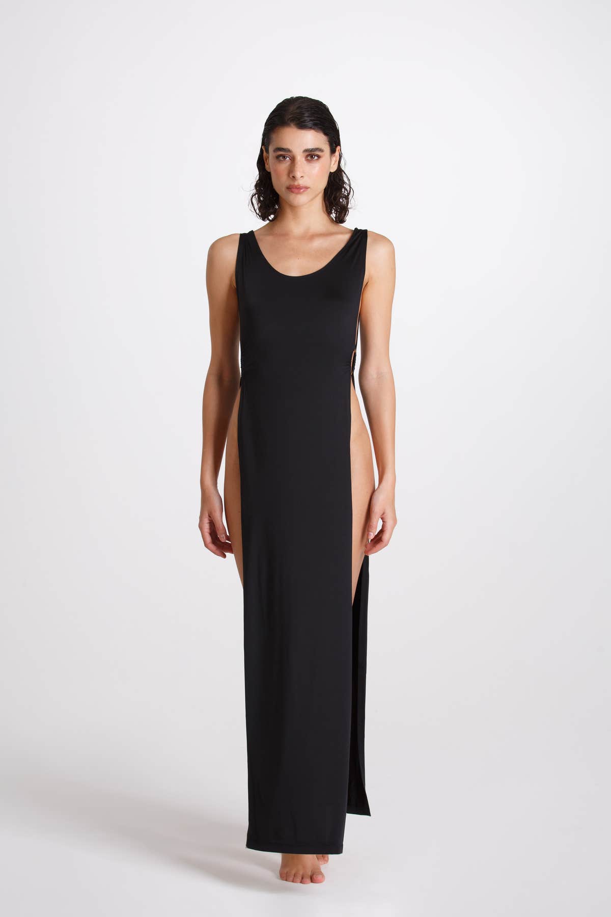 Vestito Lungo Marea Nero
