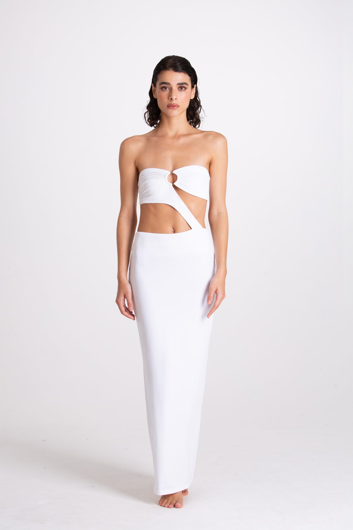 Aurora White Long Dress