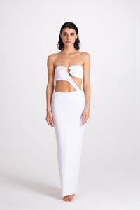 Aurora White Long Dress