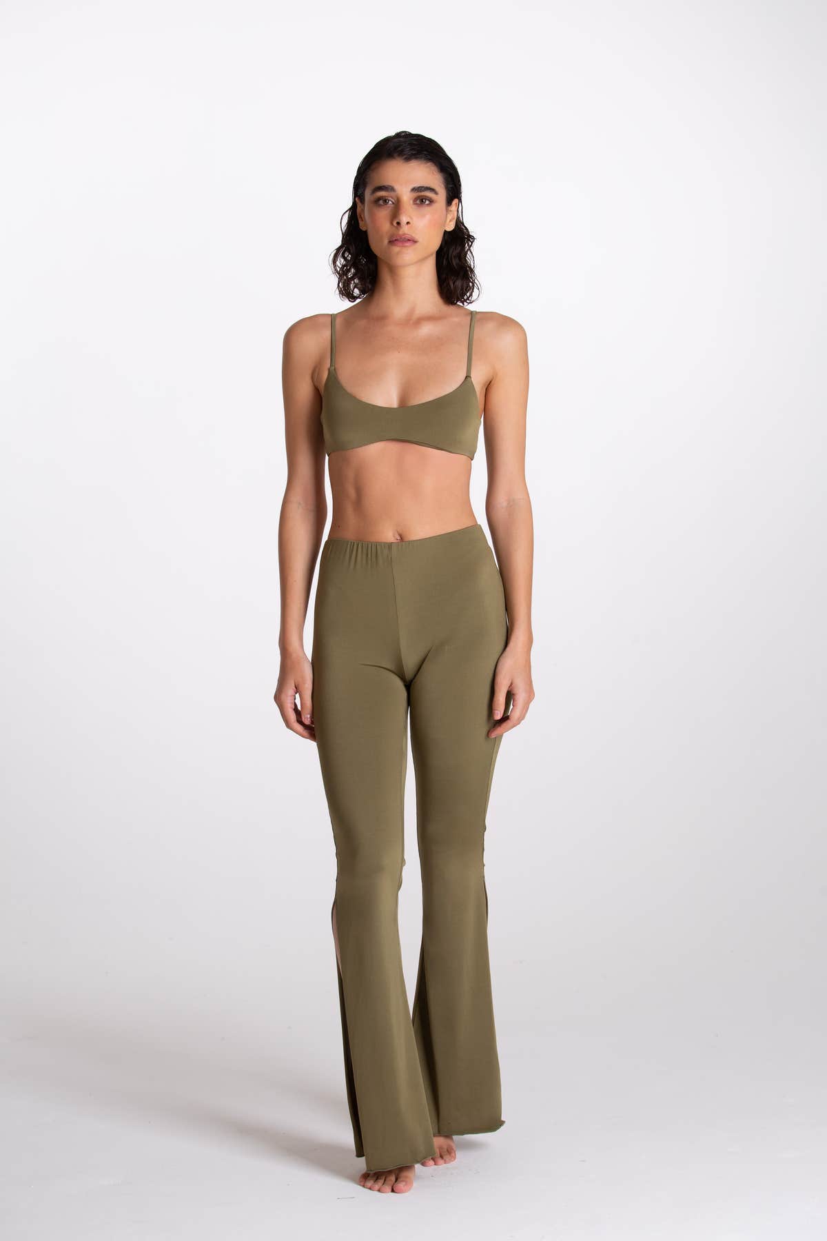 Pantalone Spaccato Green Boy
