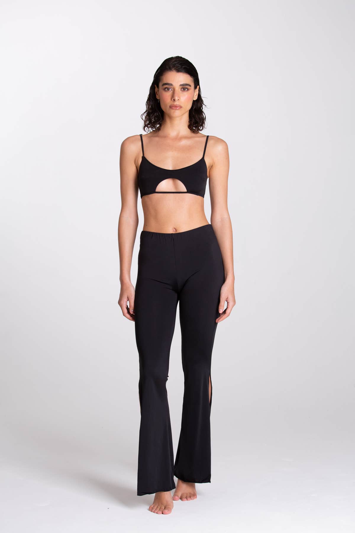 Pantalone Spaccato Nero