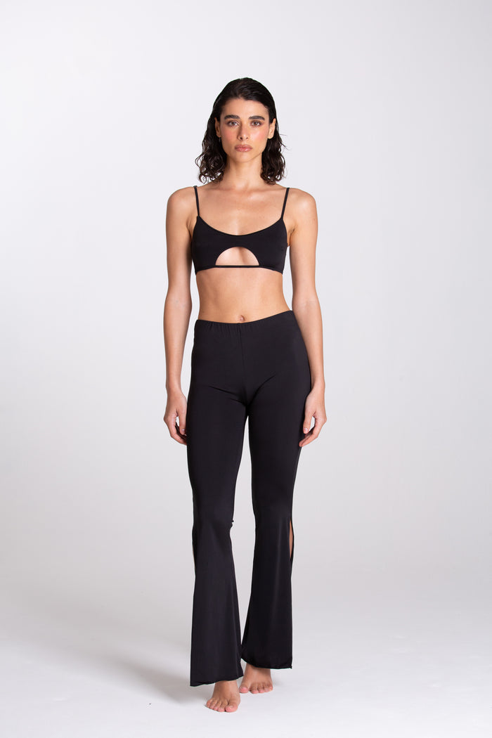 Pantalone Spaccato Nero