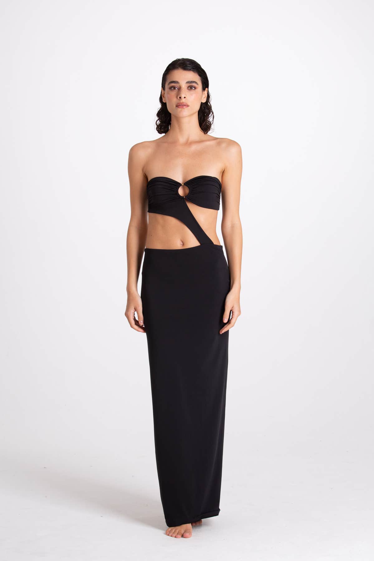 Aurora Black Long Dress