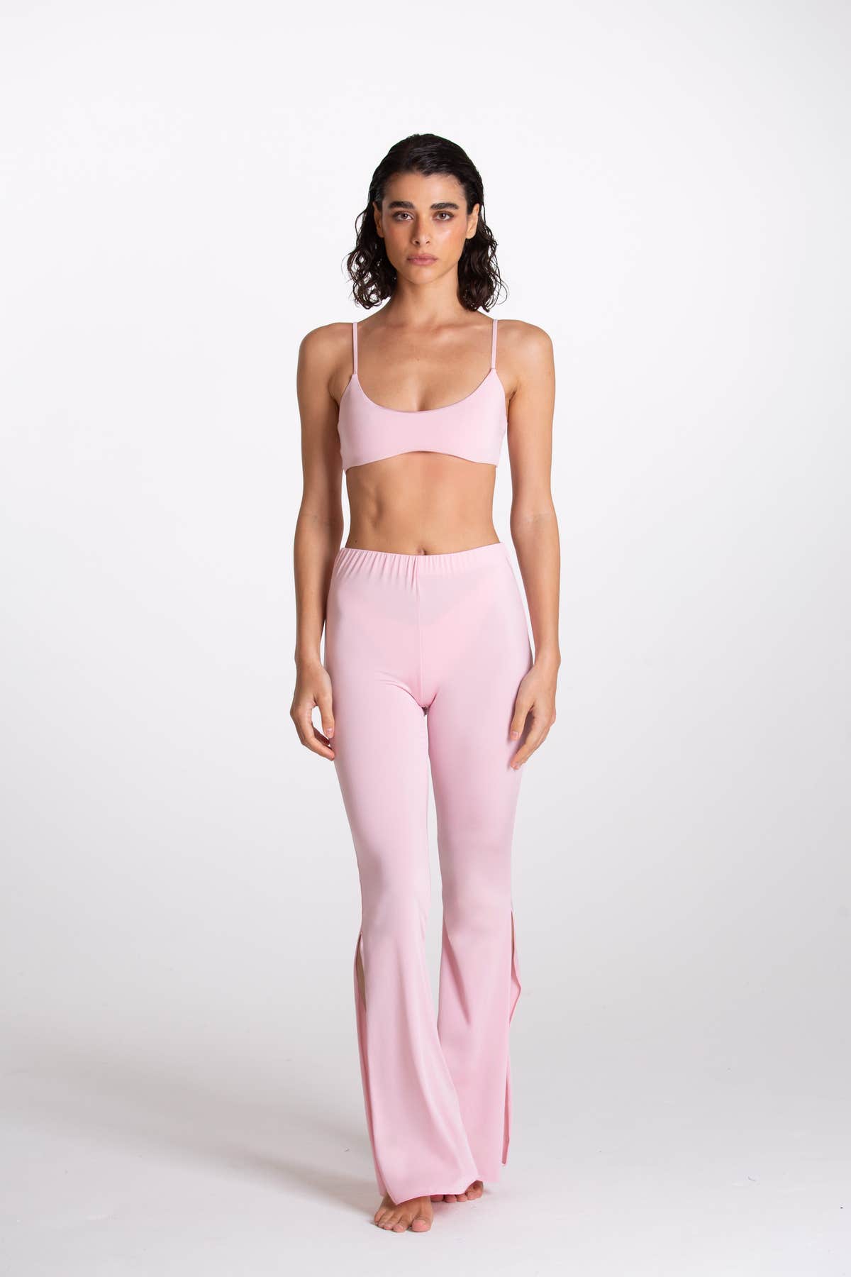 Pantalone Spaccato Satin