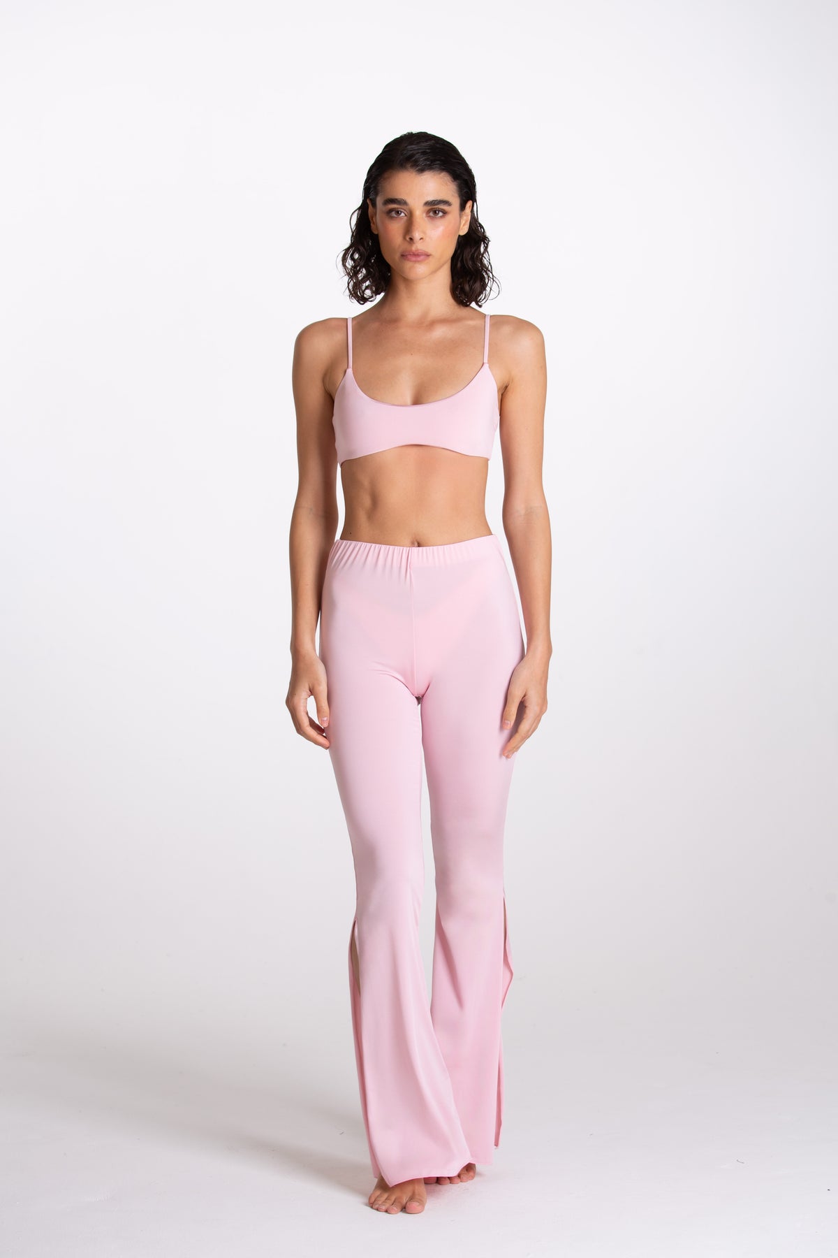 Pantalone Spaccato Satin