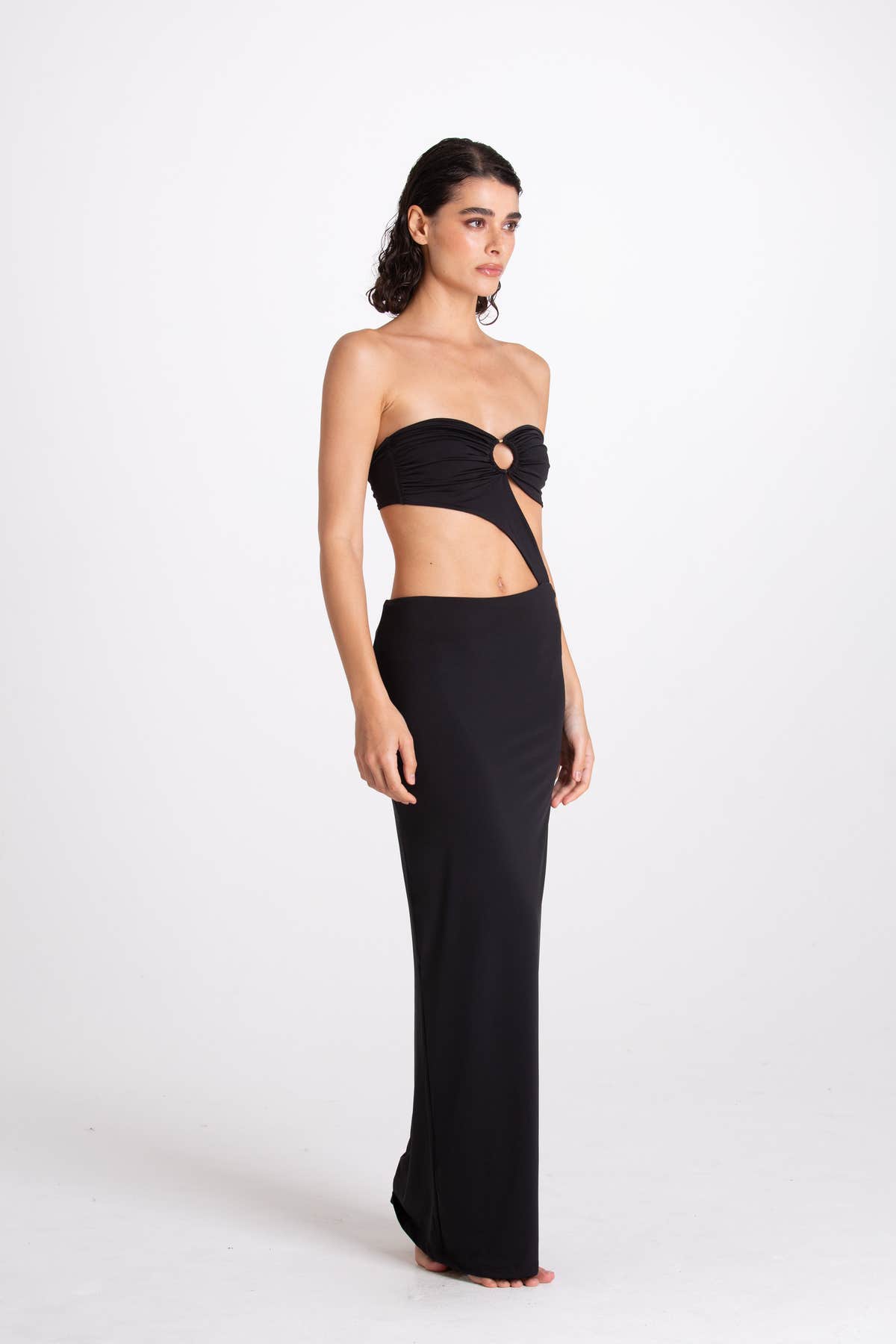 Aurora Black Long Dress