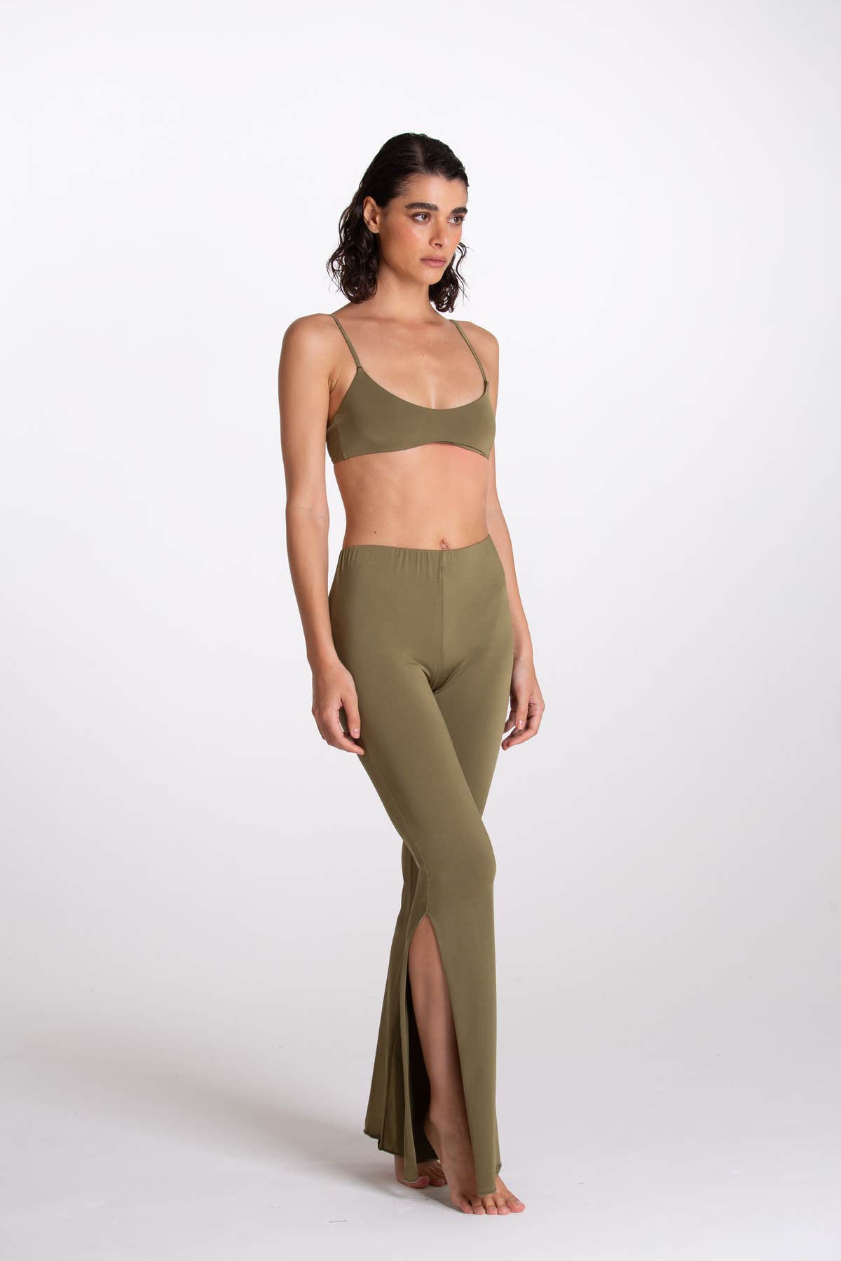 Pantalone Spaccato Green Boy