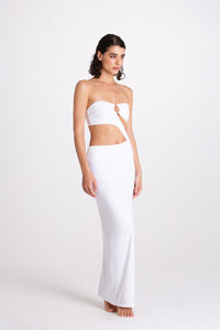 Aurora White Long Dress