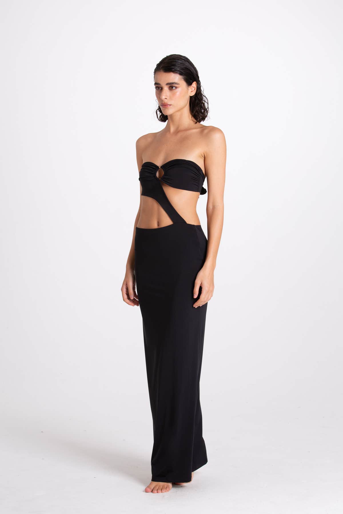 Aurora Black Long Dress