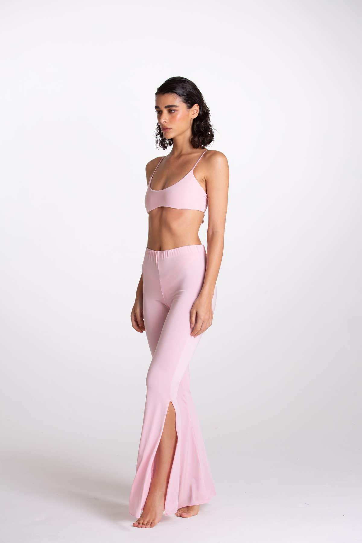 Pantalone Spaccato Satin