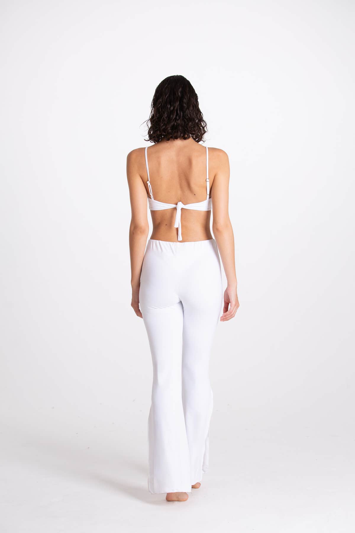 Pantalone Spaccato Bianco