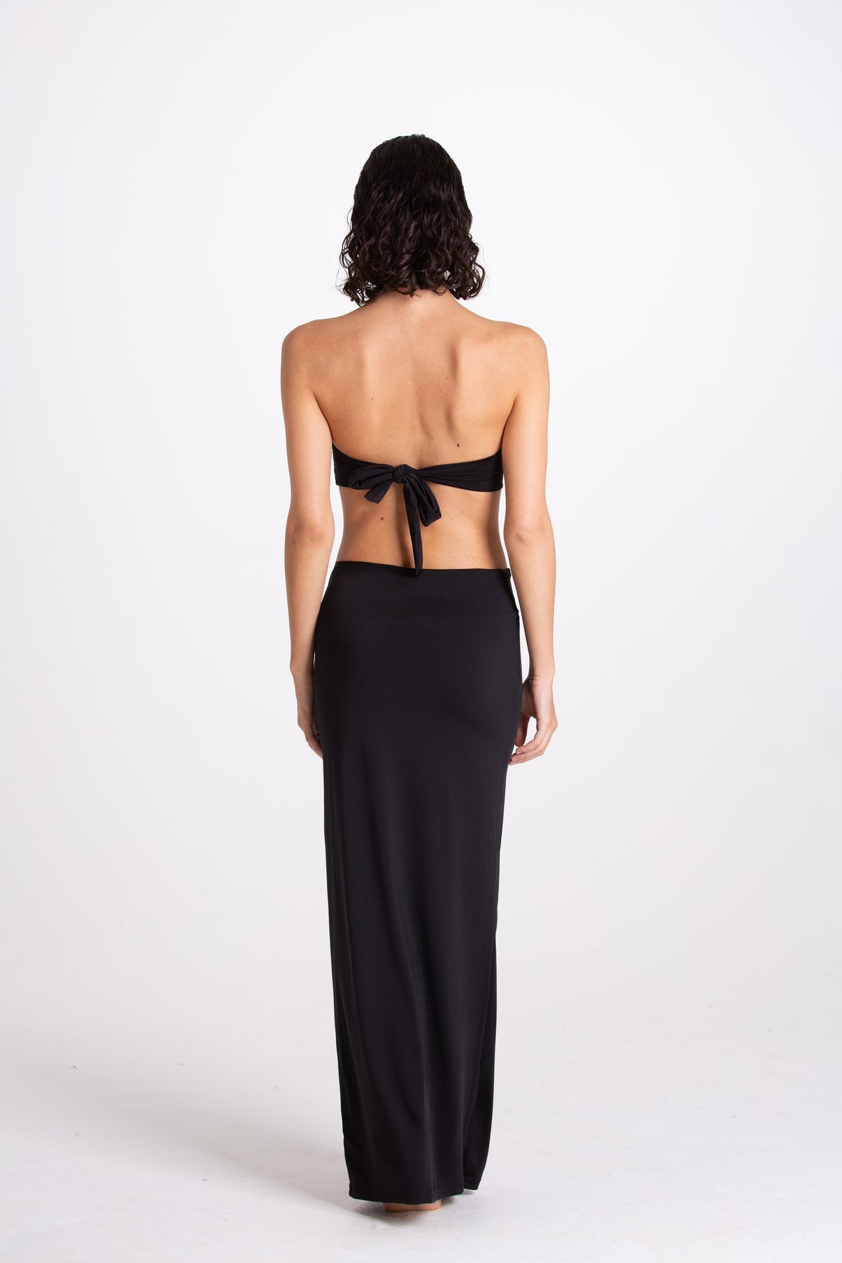 Vestito Lungo Aurora Nero