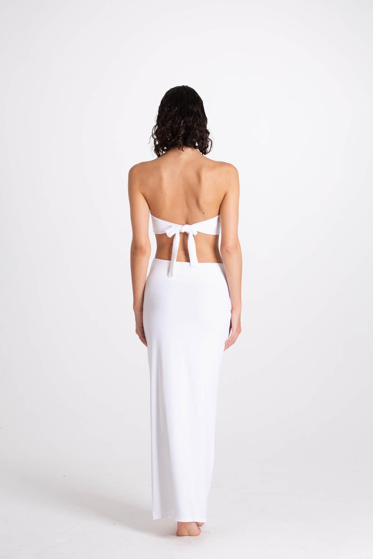 Vestito Lungo Aurora Bianco