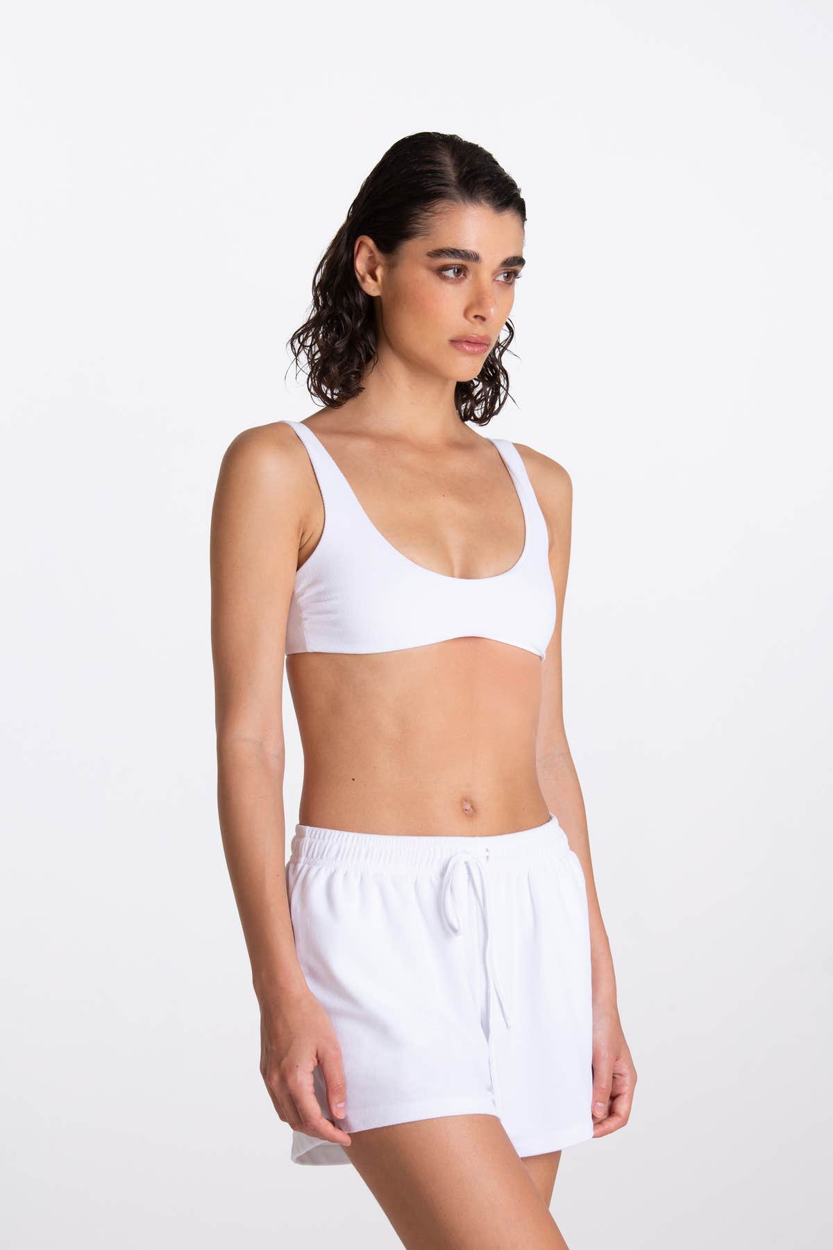 Women's White Shorts