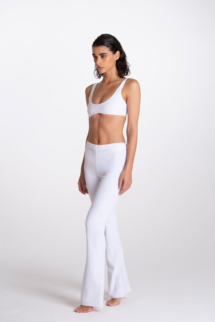 Pantalone Classico Bianco