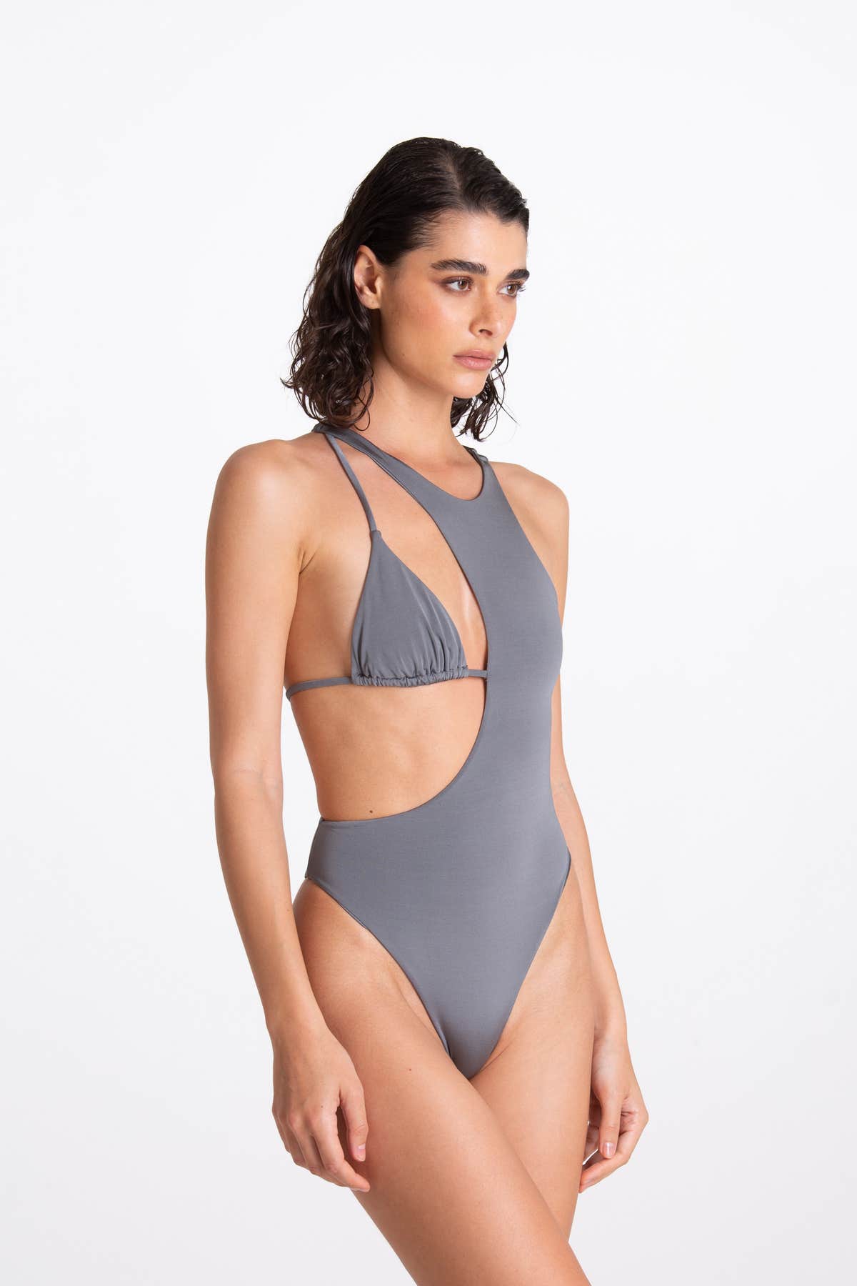 Costume Intero Michelle Plumbea