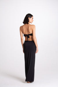 Vestito Lungo Aurora Nero