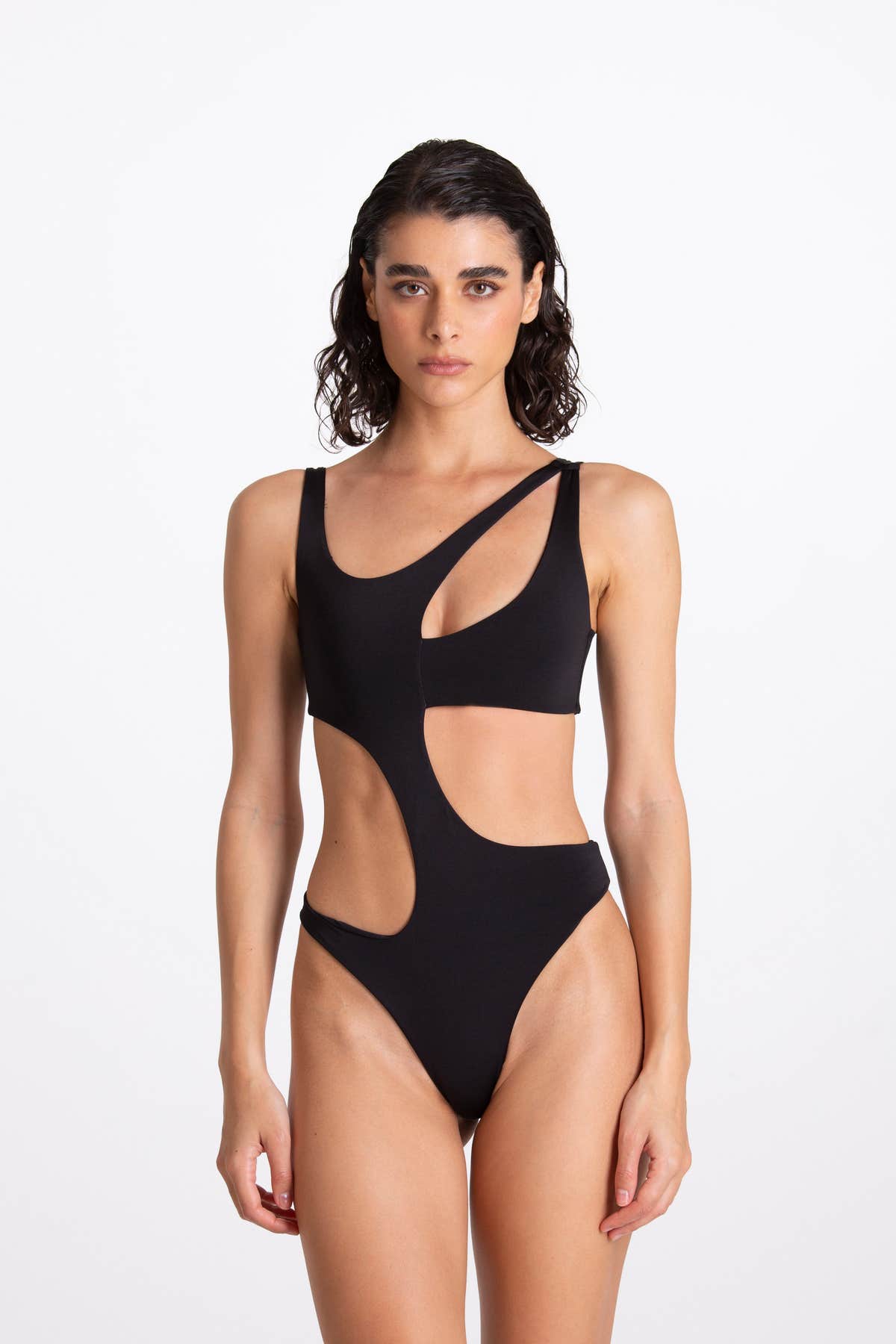 Lucy Black One-Piece Swimsuit