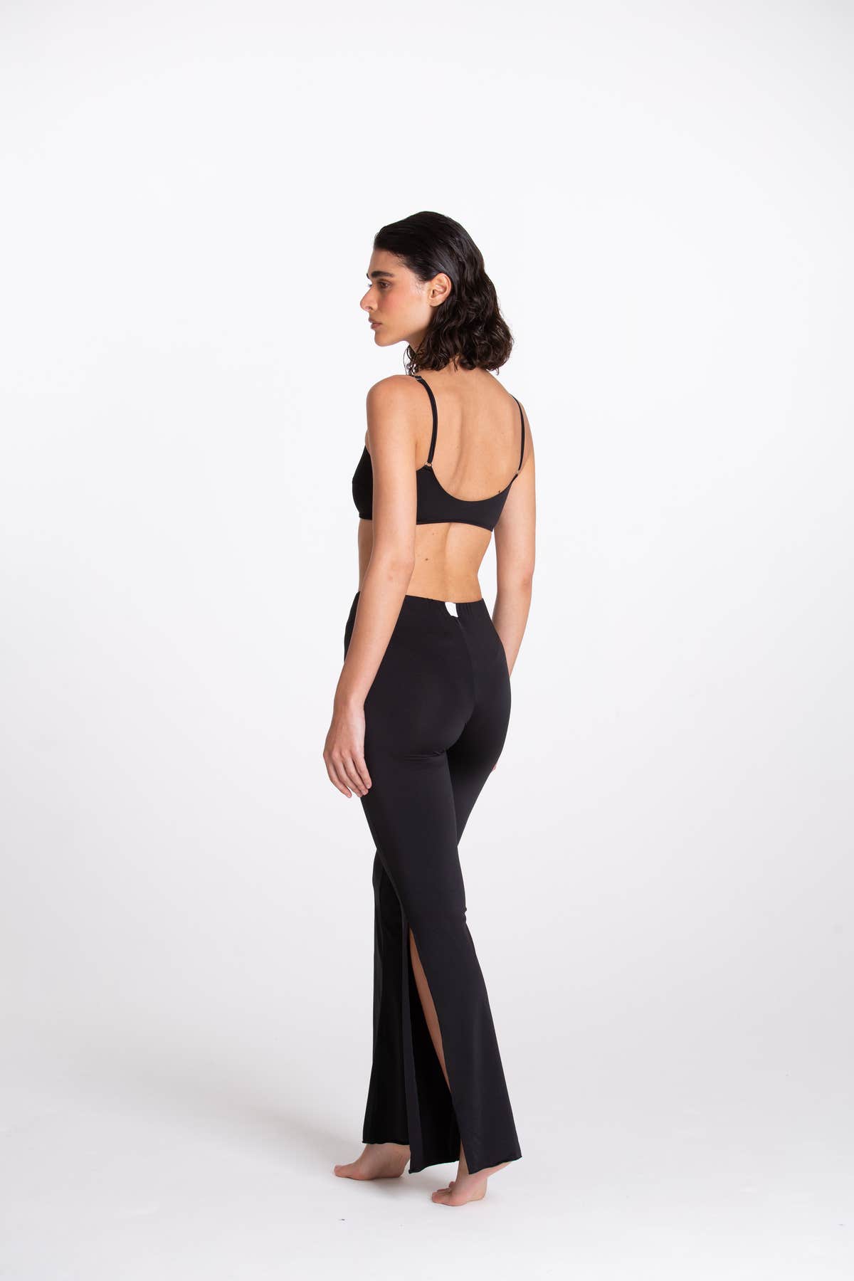 Pantalone Spaccato Nero