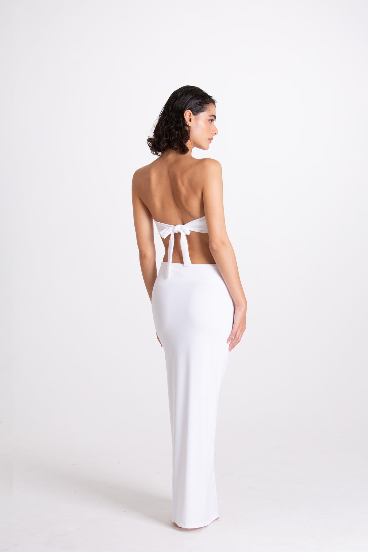 Aurora White Long Dress