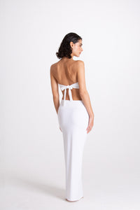 Aurora White Long Dress