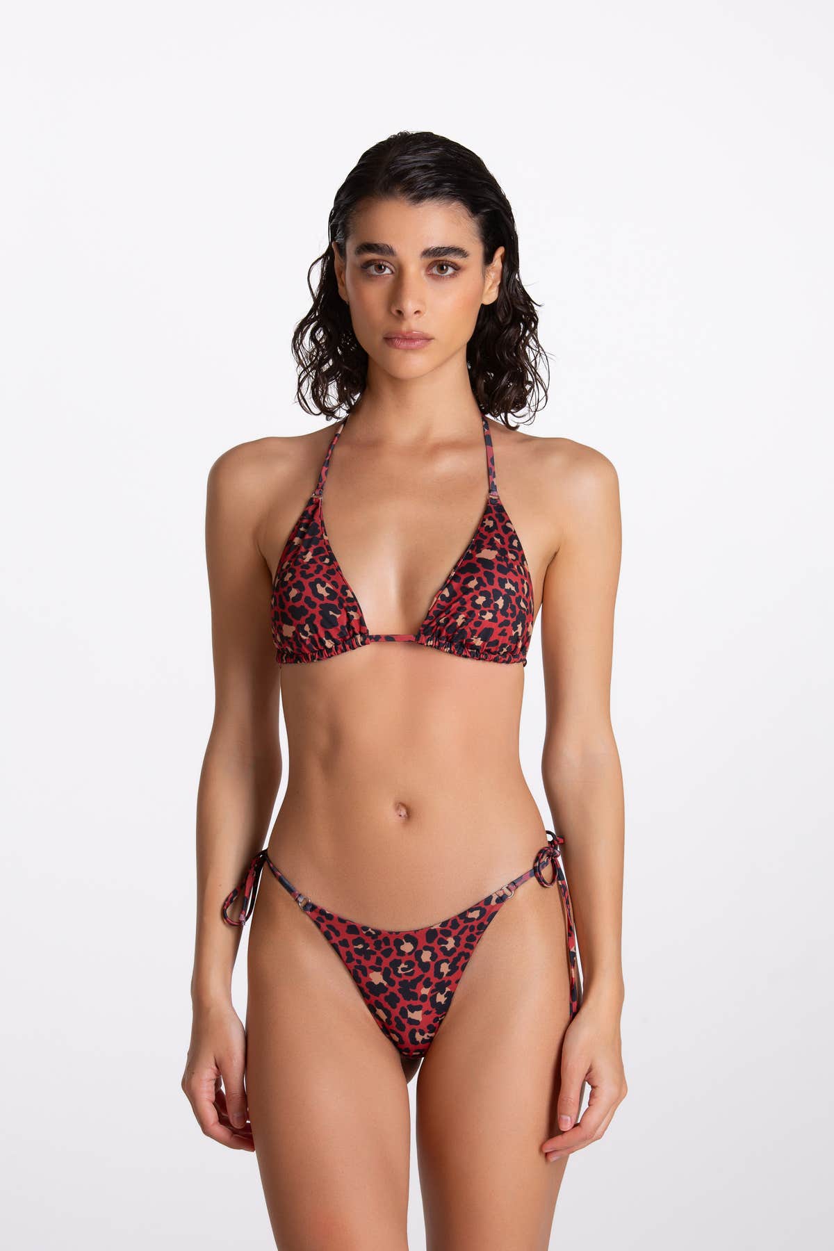 Bikini Chiara Fantasia Maculato Rosso