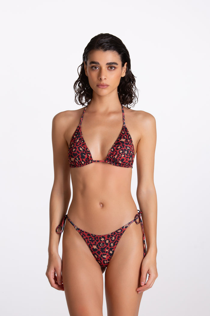 Bikini Chiara Fantasia Maculato Rosso