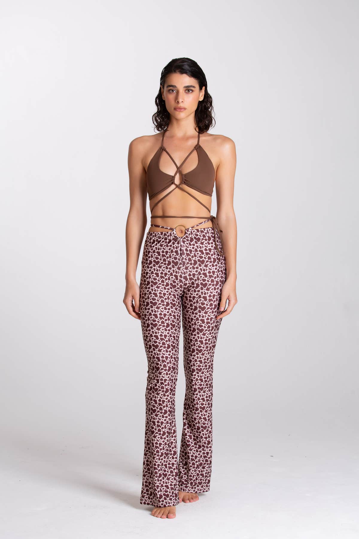 Pantalone Anello Muccato Marrone