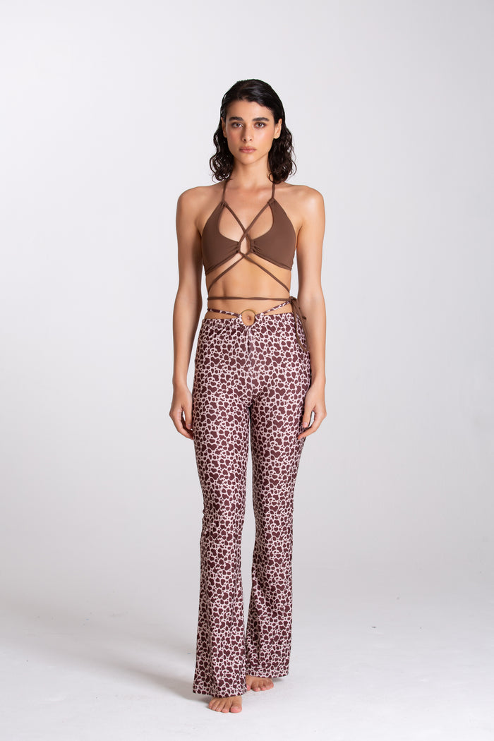Pantalone Anello Muccato Marrone