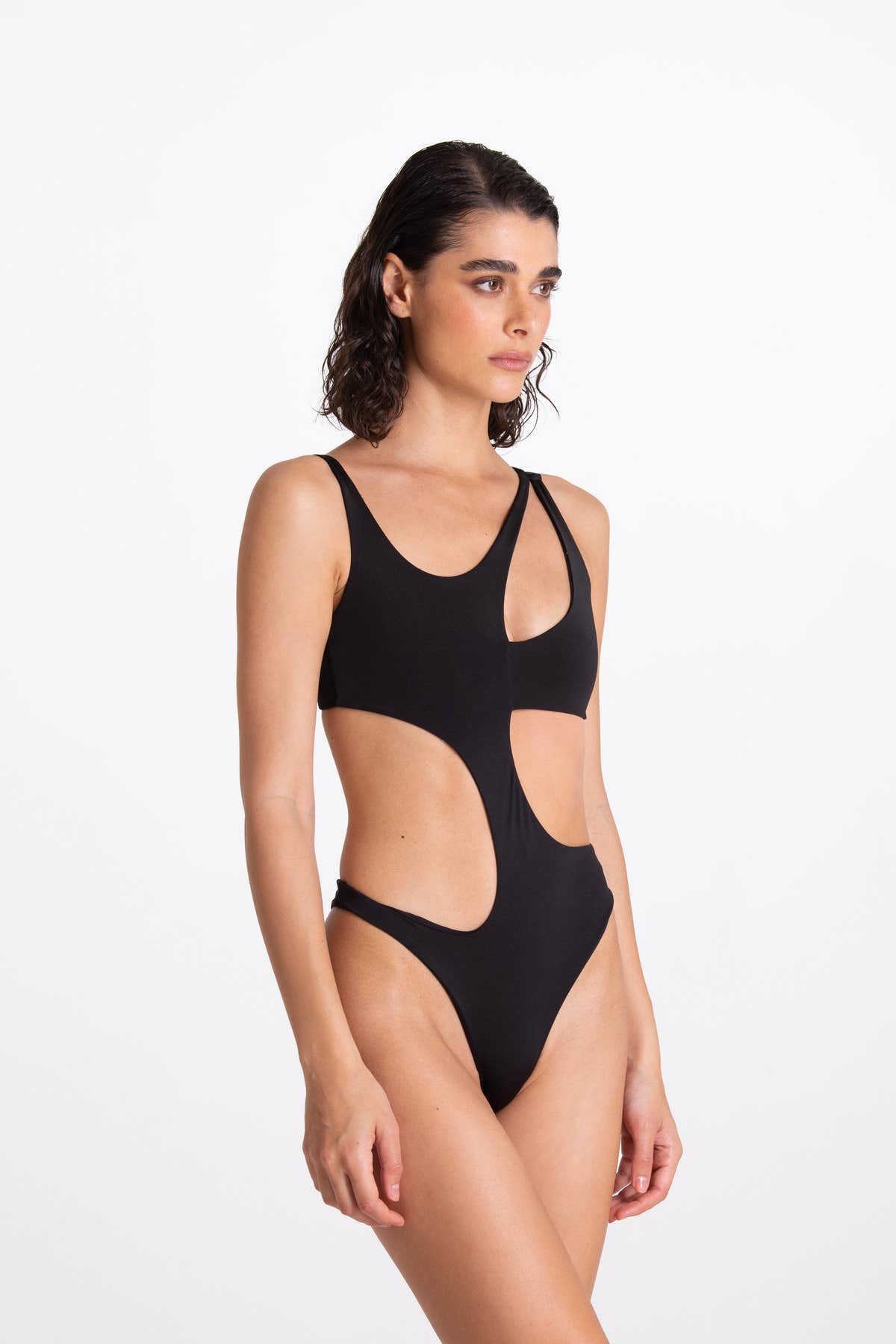 Lucy Black One-Piece Swimsuit