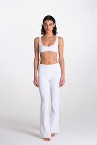 Pantalone Classico Bianco