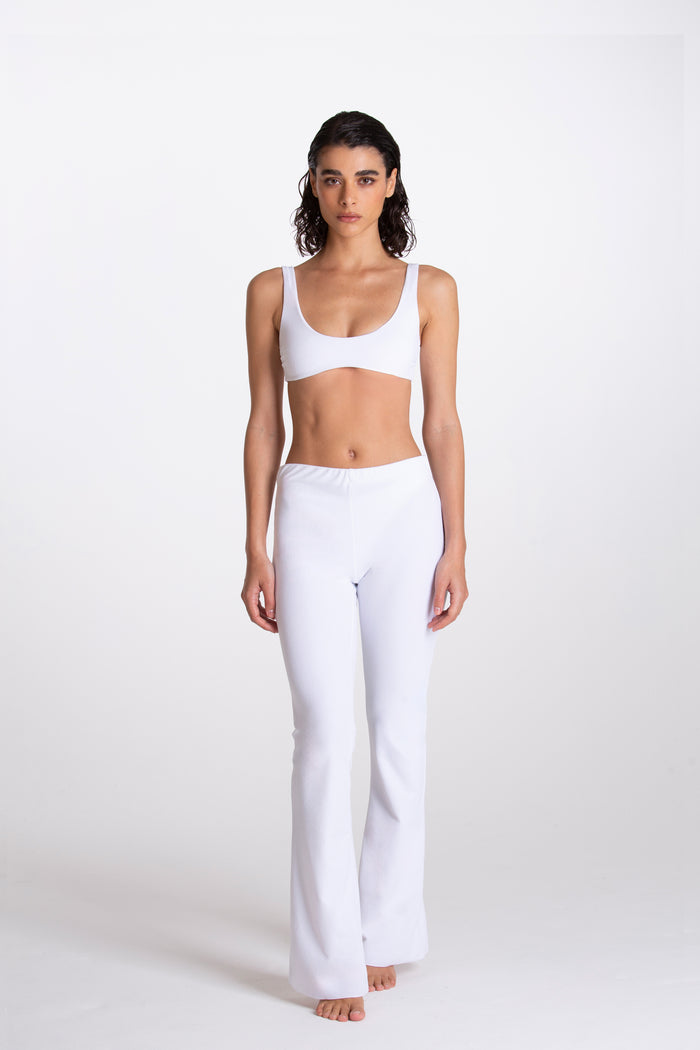 Pantalone Classico Bianco