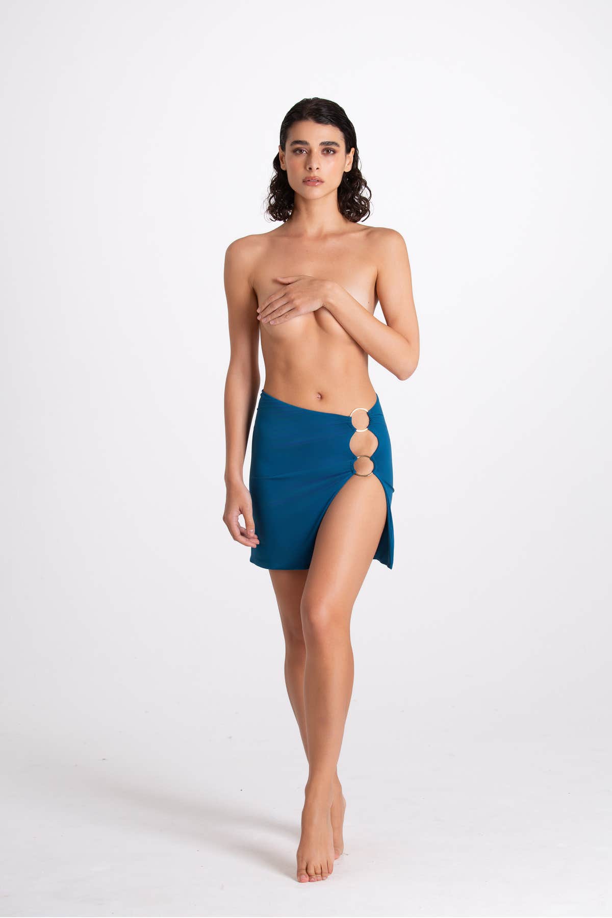 Isabella Skirt in Tropic Blue