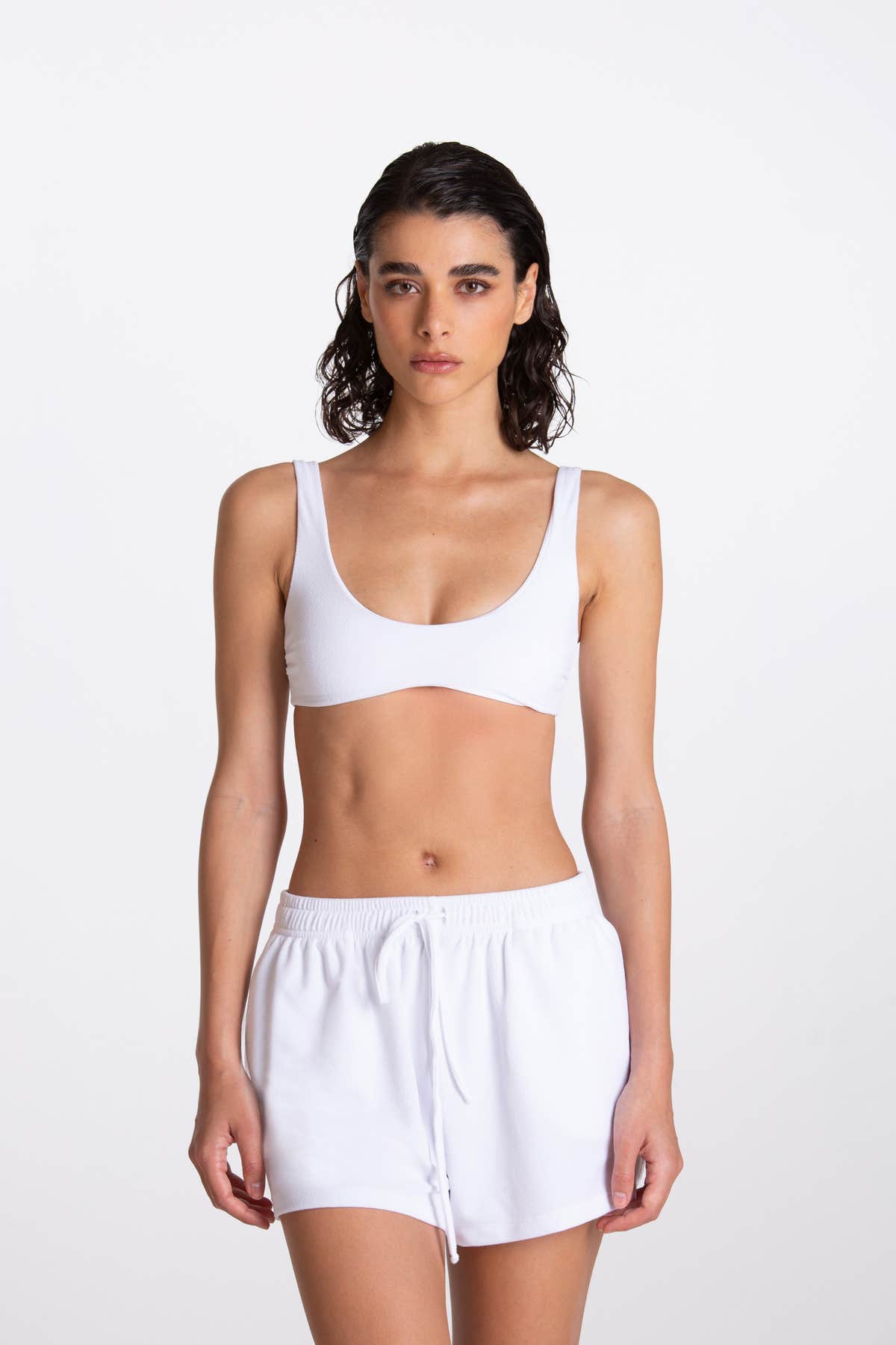 Women's White Shorts