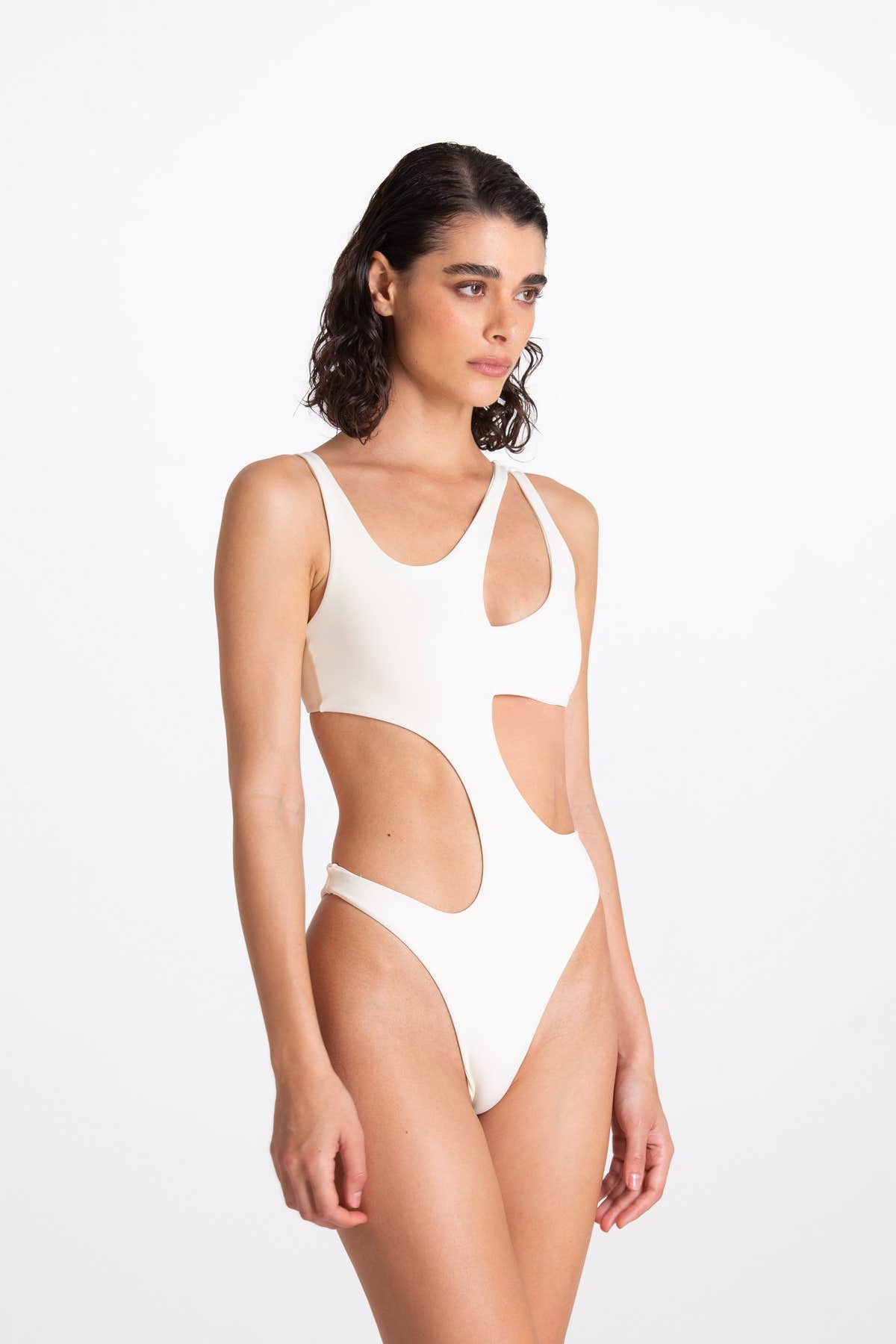Lucy Ivory One-Piece Swimsuit