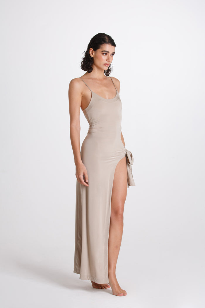 Vestito Lungo Fiocco Bond