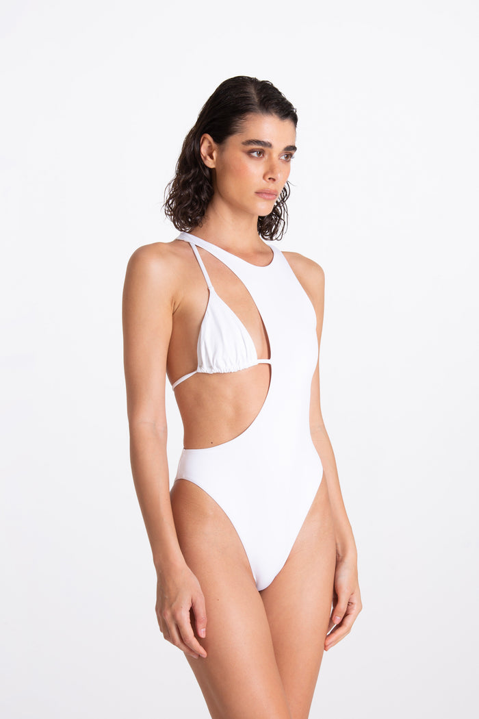 Costume Intero Michelle Bianco