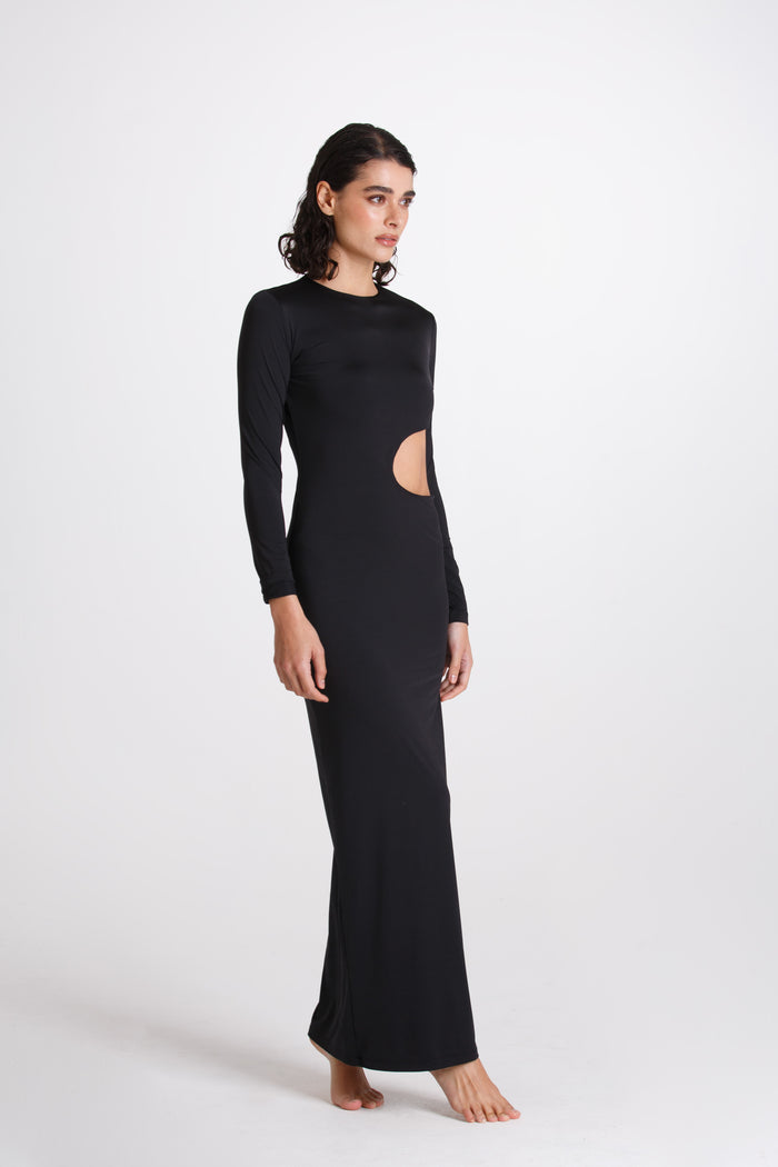 Vestito Lungo Sara Nero