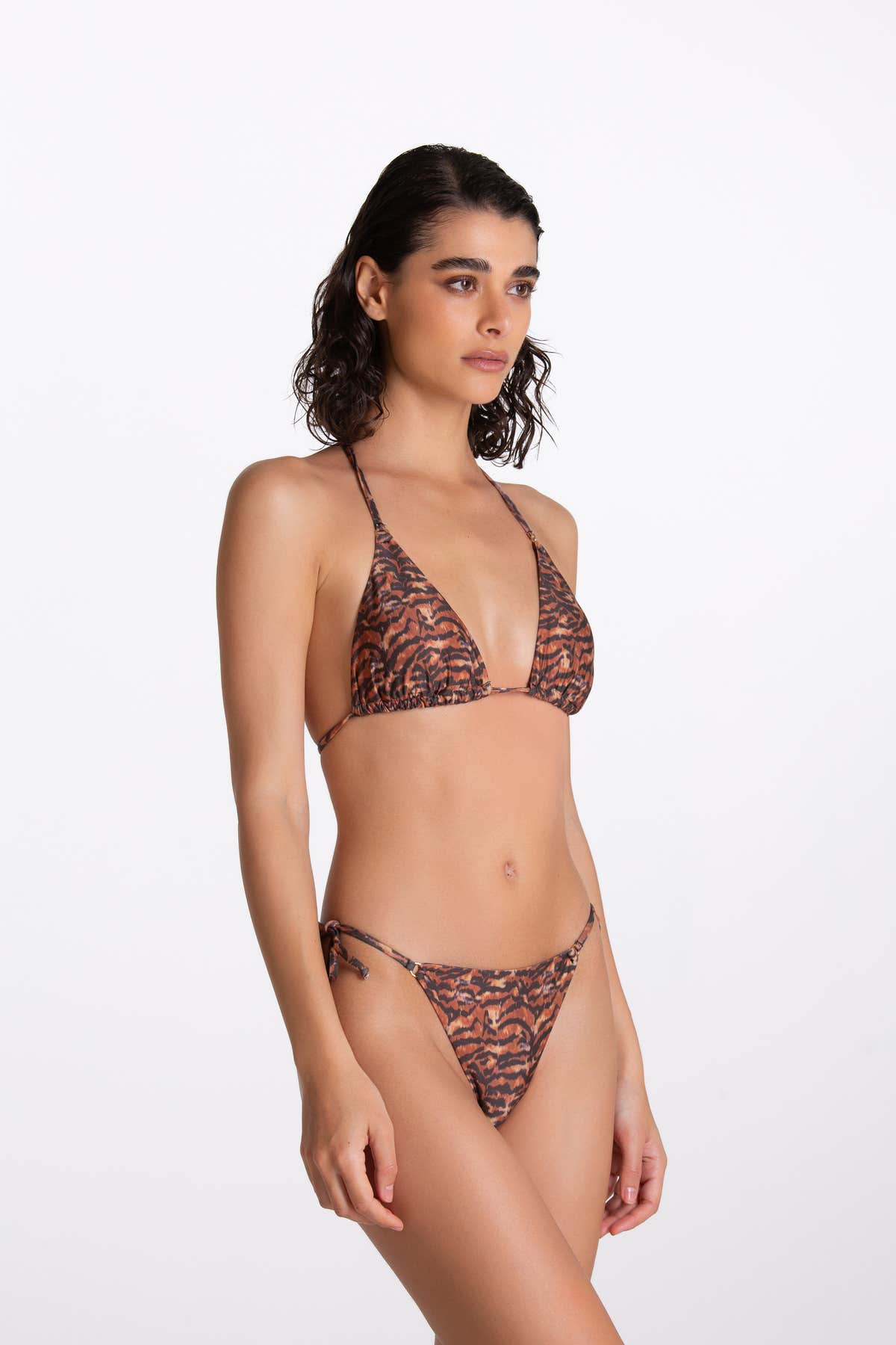 Bikini Chiara Zebrato Marrone