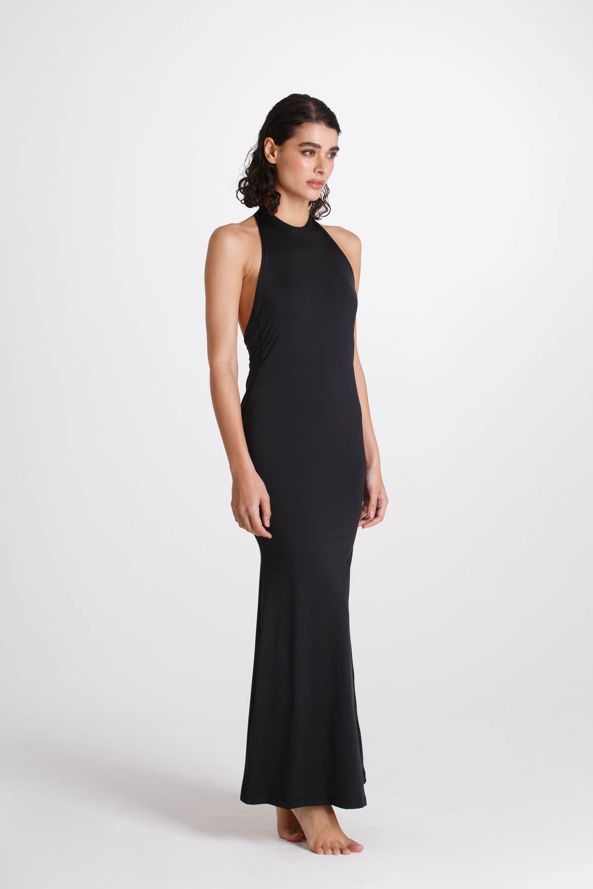 Vestito Lungo Elena Nero