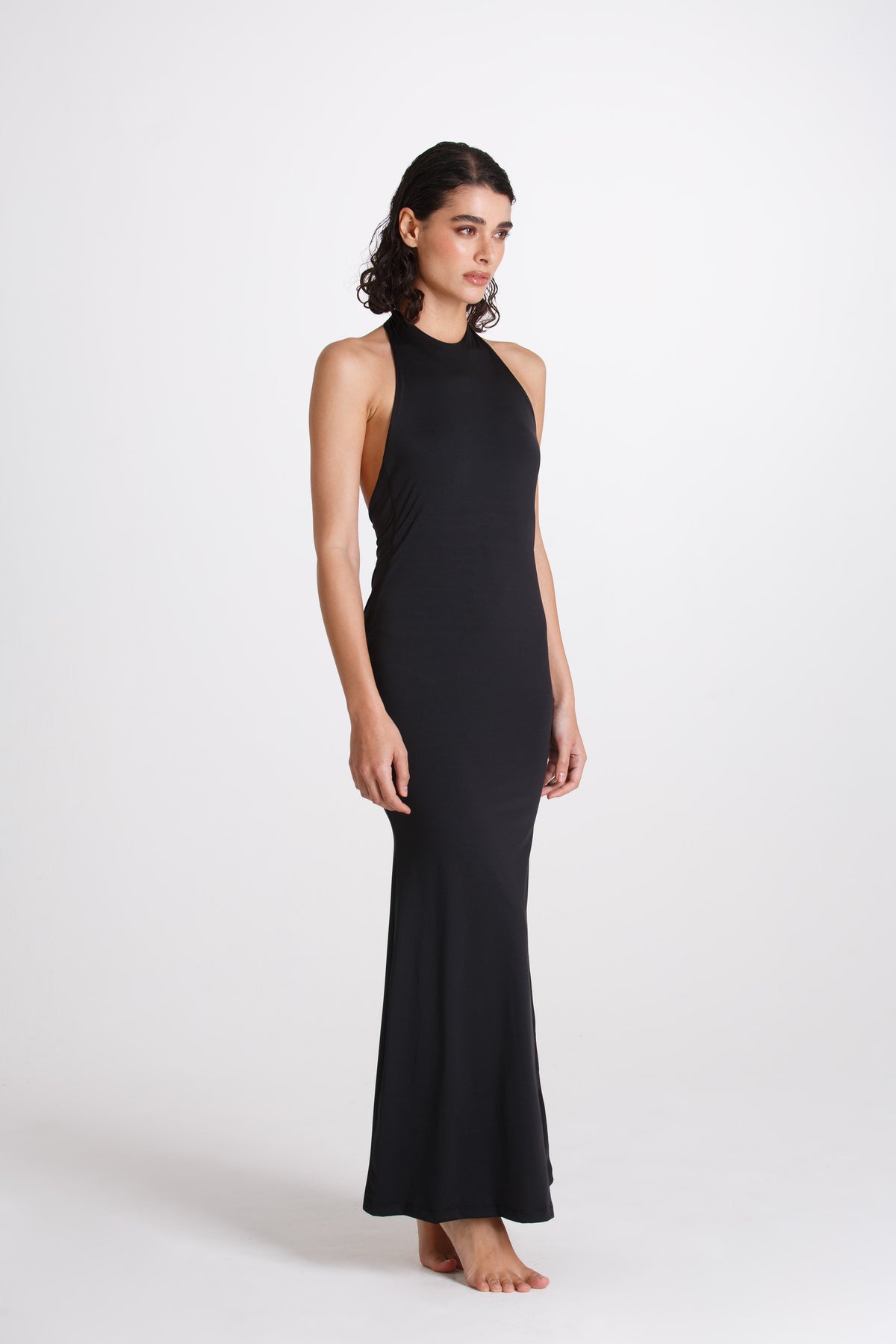 Vestito Lungo Elena Nero