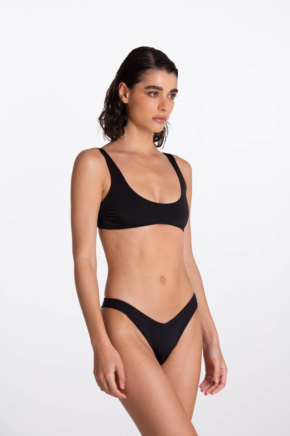 Bikini a fascia Allegra Nero