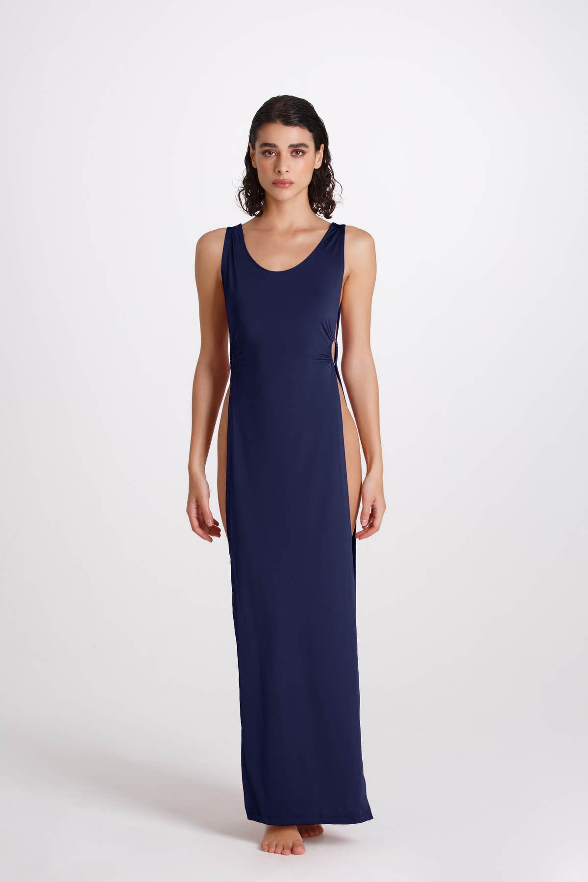 Vestito Lungo Marea Mare Blu