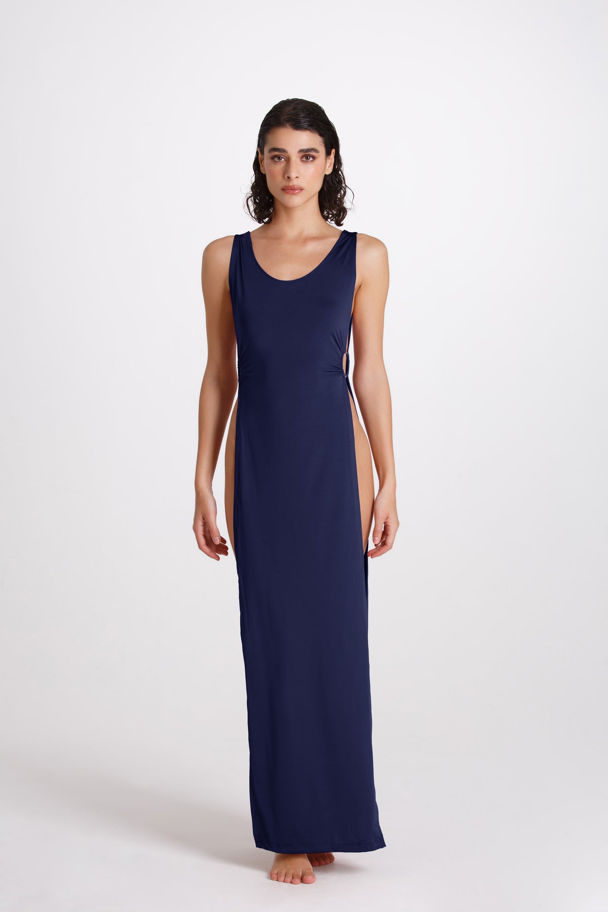 Vestito Lungo Marea Mare Blu
