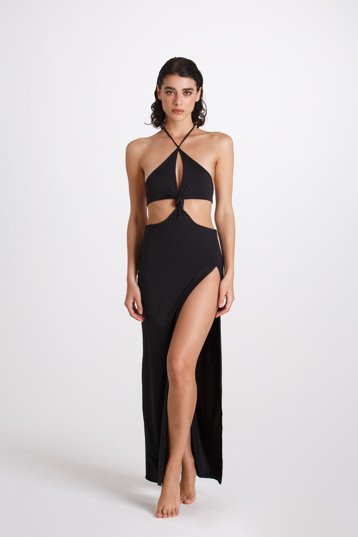 Vestito Lungo Alessia Nero