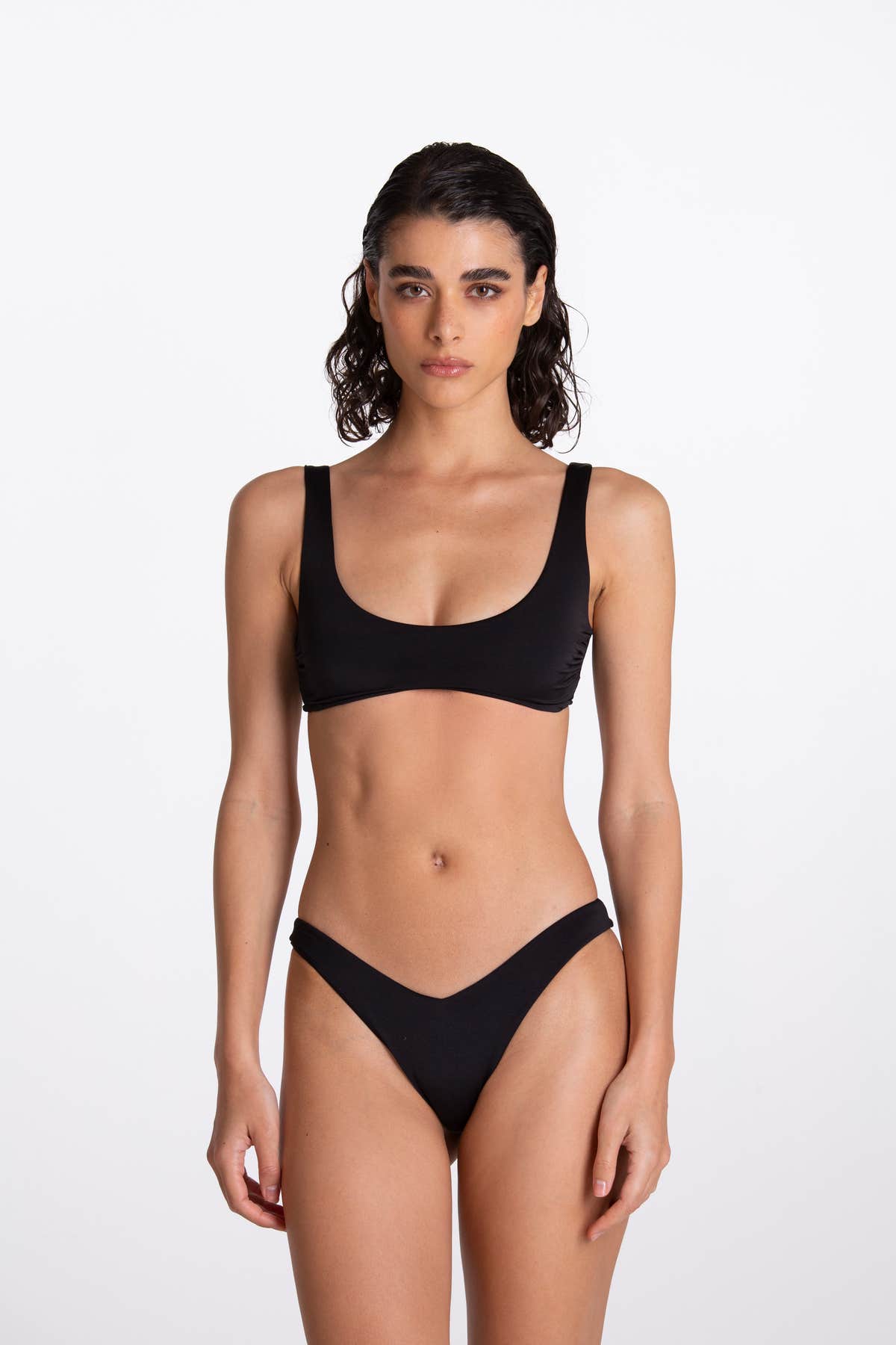 Bikini a fascia Allegra Nero