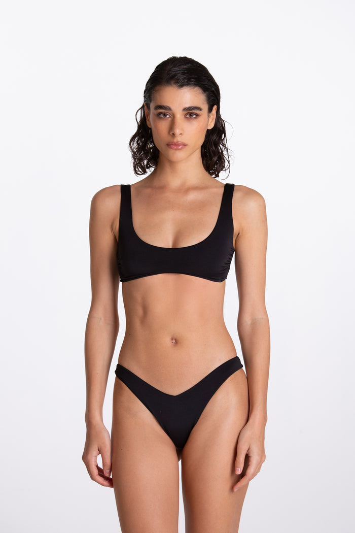 Bikini a fascia Allegra Nero