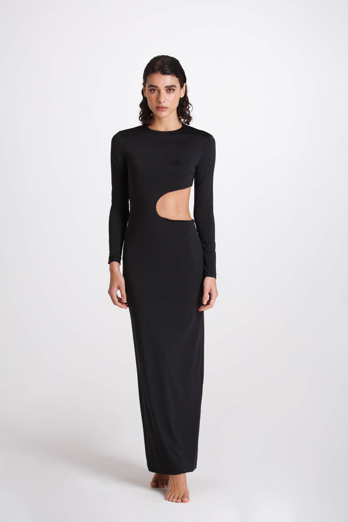 Vestito Lungo Sara Nero