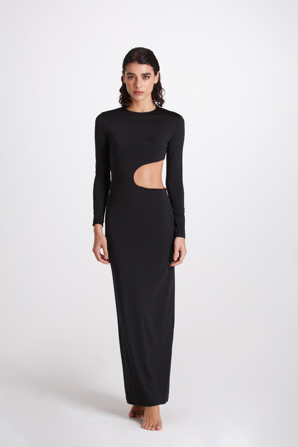 Vestito Lungo Sara Nero